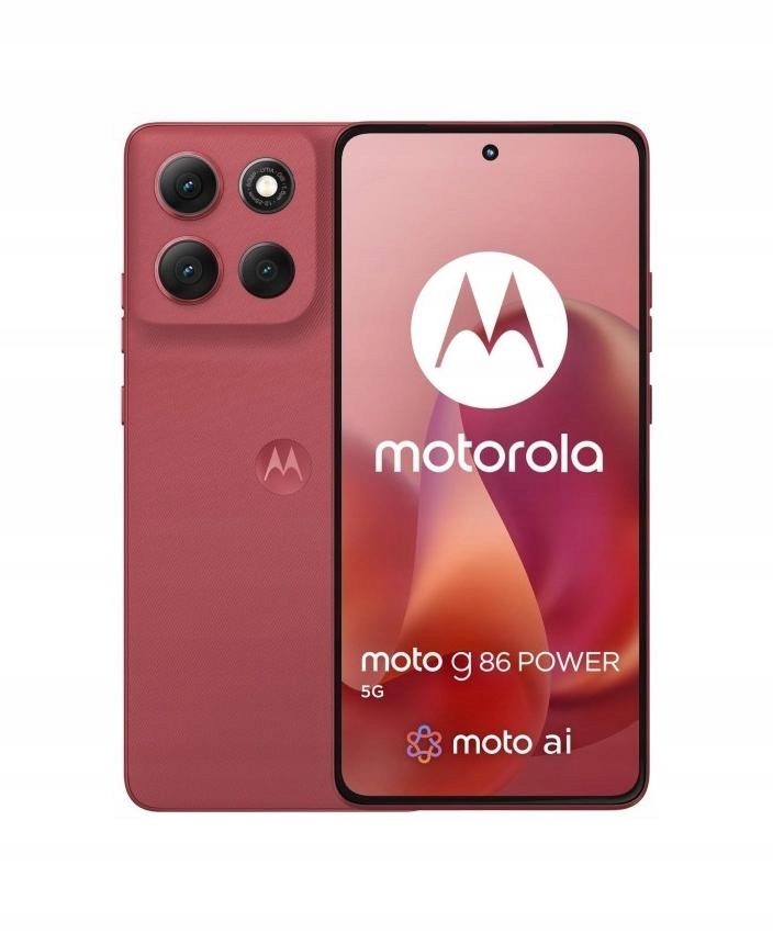 Smartphone Motorola moto G86 power 5G 8/512GB 120Hz Červený Chrysanthemum