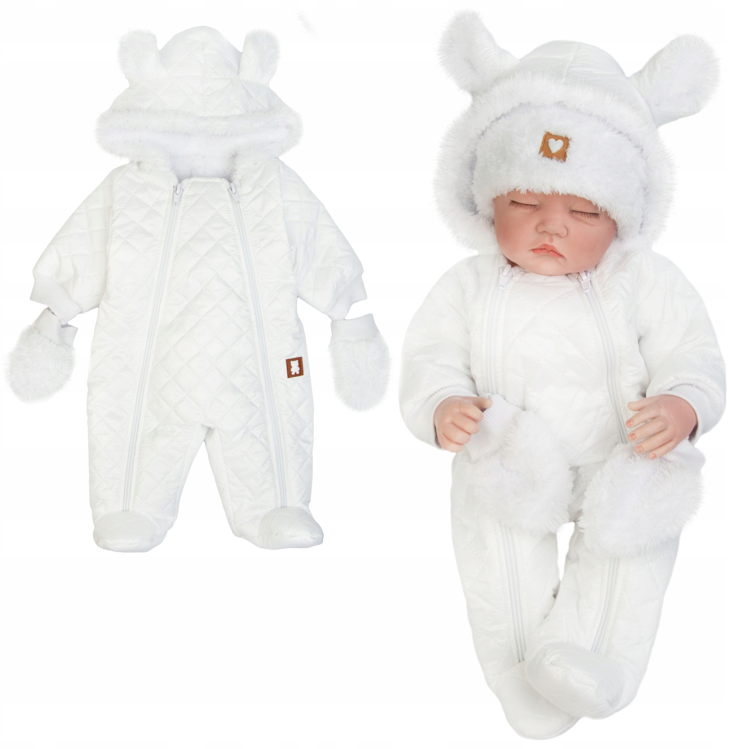 

Kombinezon Zimowy Wodoodporny Rękawiczki biały 56