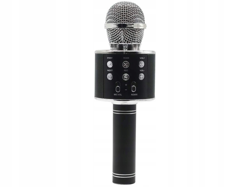 

Głośnik mobilny z mikrofonem Manta MIC12-BK Czarny