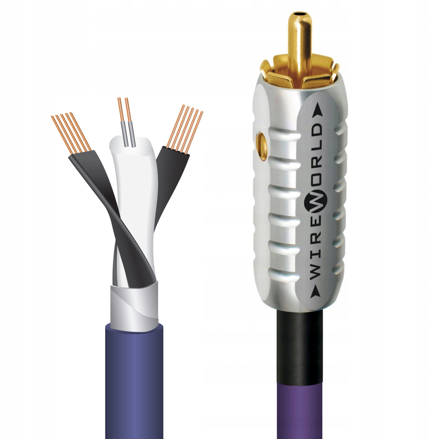 KABEL COAXIAL RCA WIREWORLD ULTRAVIOLET 8 75OHM 1m Kod producenta RCAULTRAVIOLET10