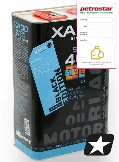 Xado Černý Amc C3 100% Syntetický Expao 5V40 4L