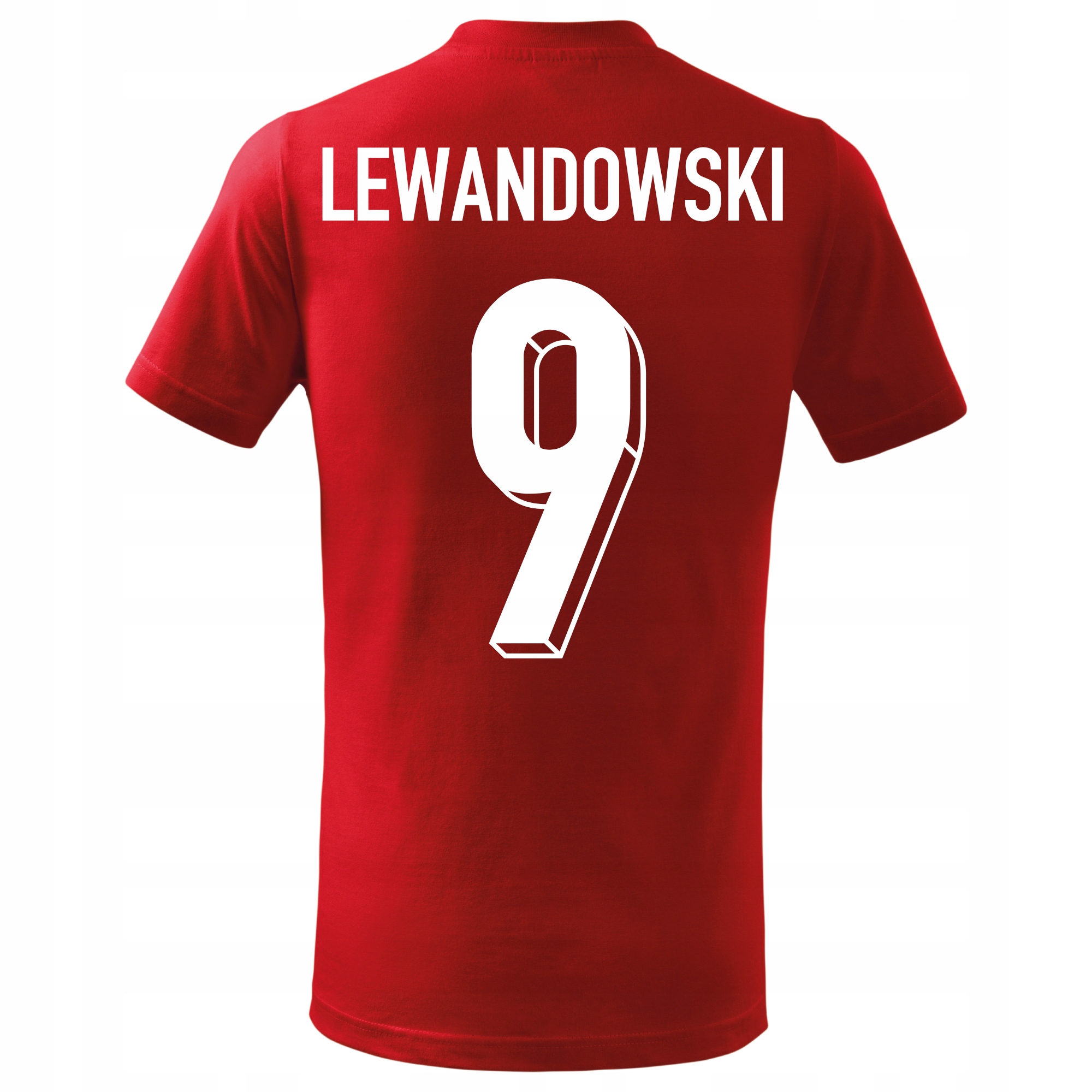Koszulka POLSKA Polski 6 lata nadruk 122 piłkarska Lewandowski bawełna Kod producenta Classic 100