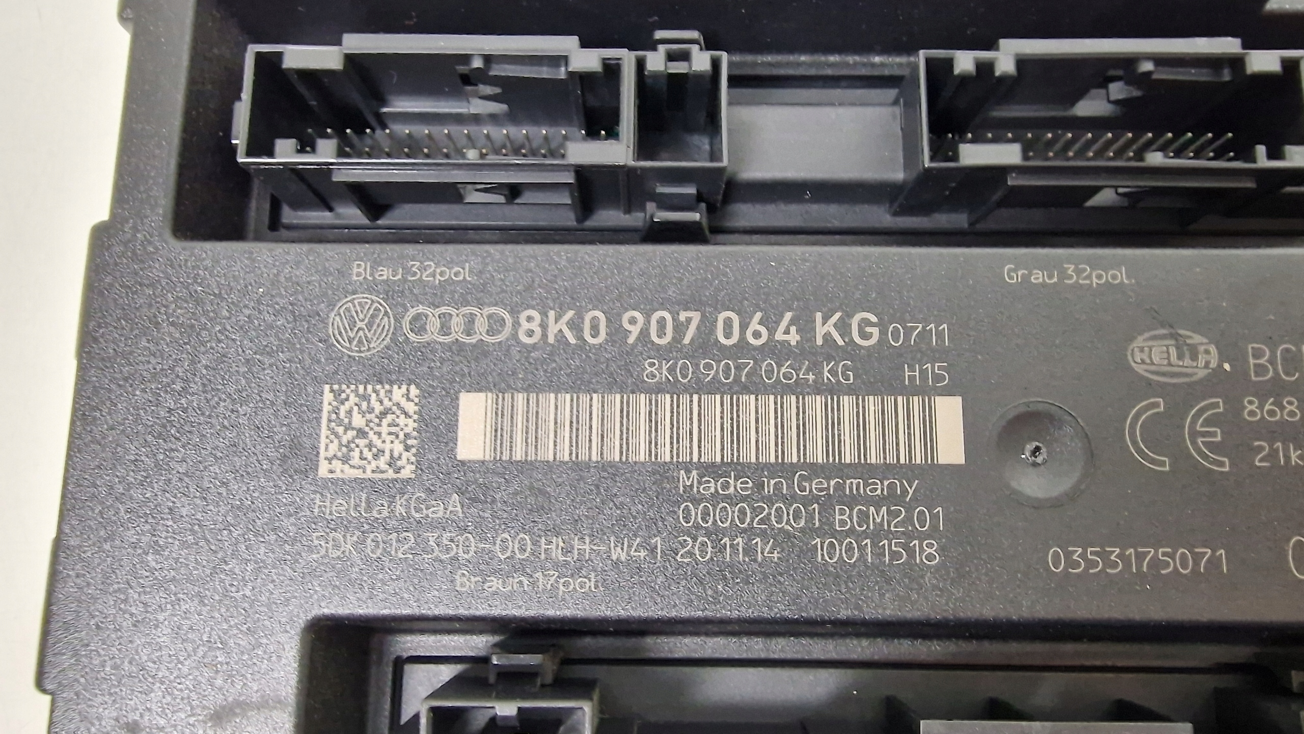 AUDI Unité commande confort 8K0907064KG