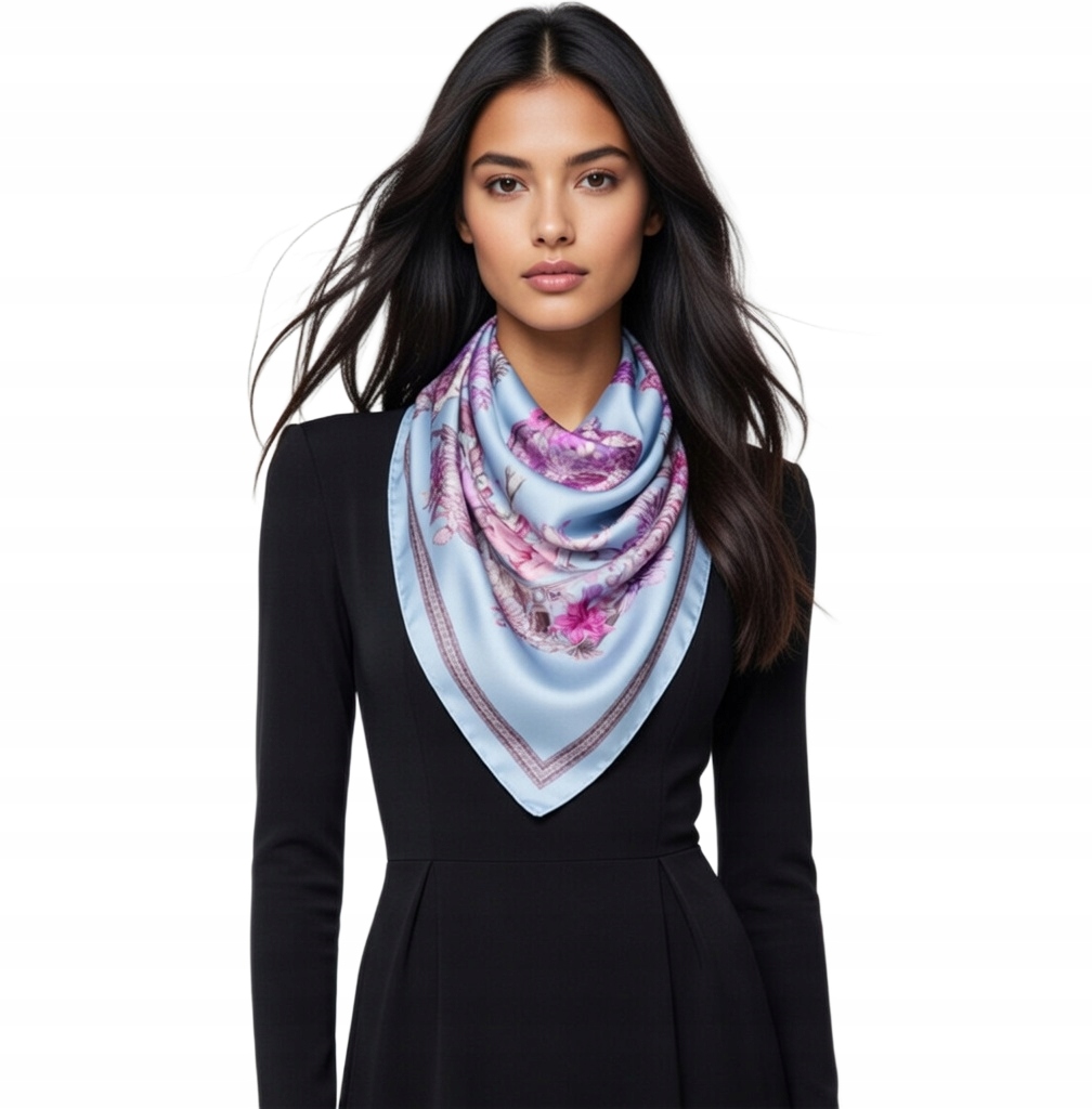 Hedvábný Šátek 100% Přírodní Morušový Hedvábí, Prémiová Kvalita+