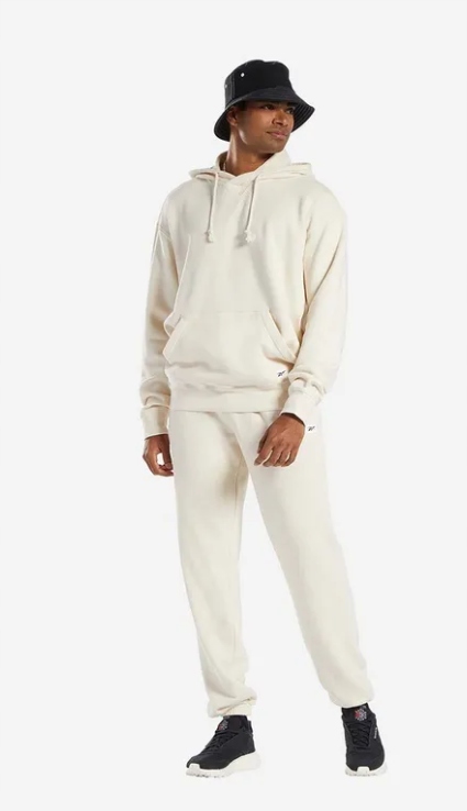 Reebok Pánská Mikina Béžová S Kapucí L 0A8B2_A* Pozadí