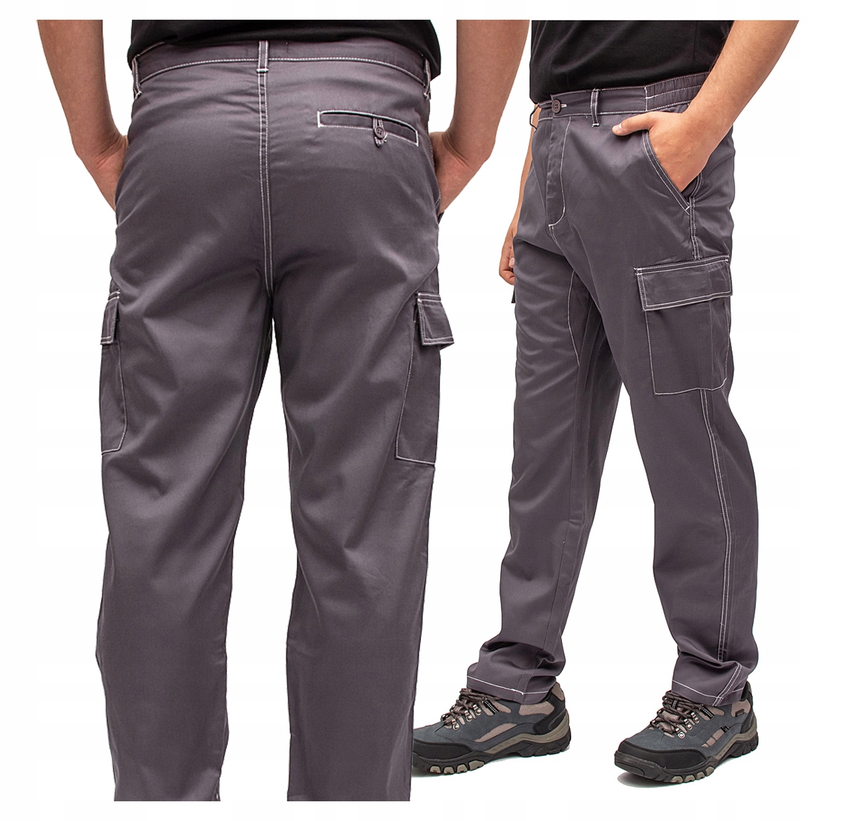 spodnie robocze męskie Bojówk Bhp Letnie slim M