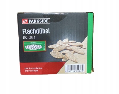 

Parkside Lamelki Kołki Płaskie 56x23mm 100szt