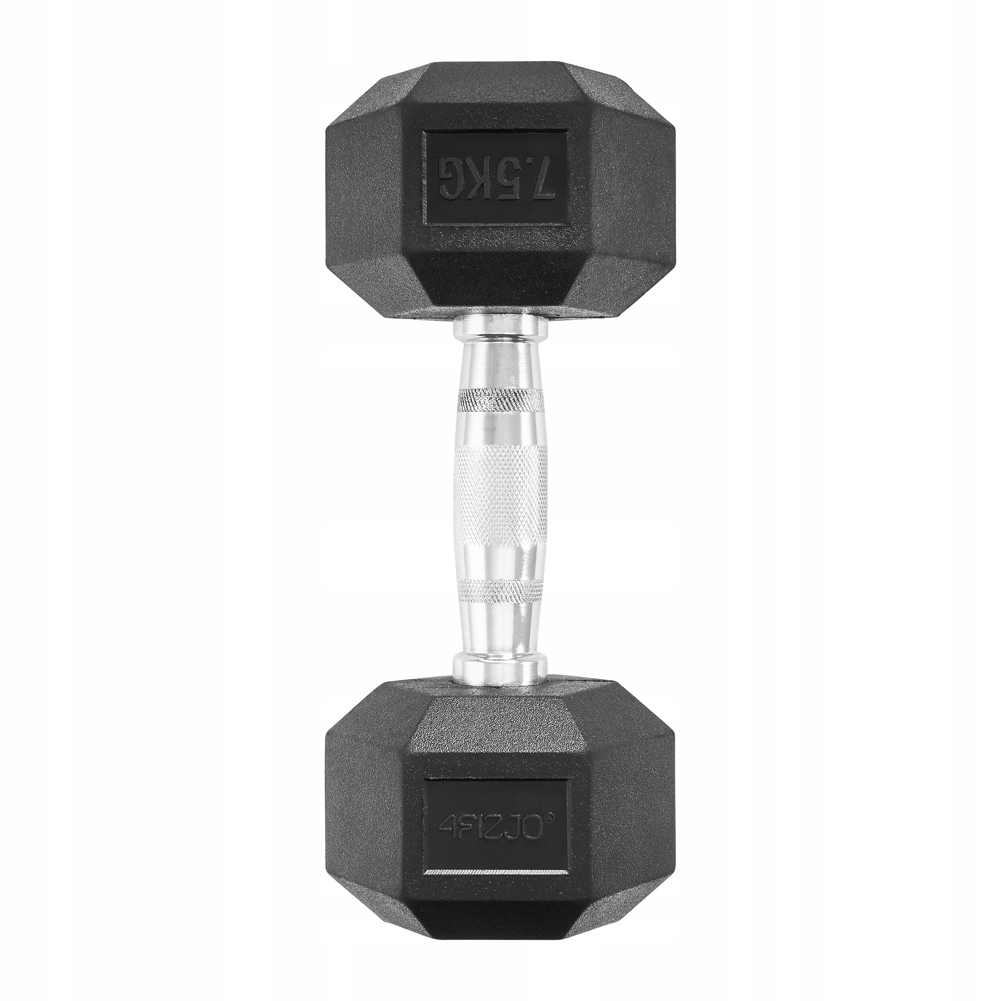 HANTEL 7,5KG CIĘŻAREK SOLIDNY STALOWY GUMOWANY HEX Kod producenta DUMBBELL7,5