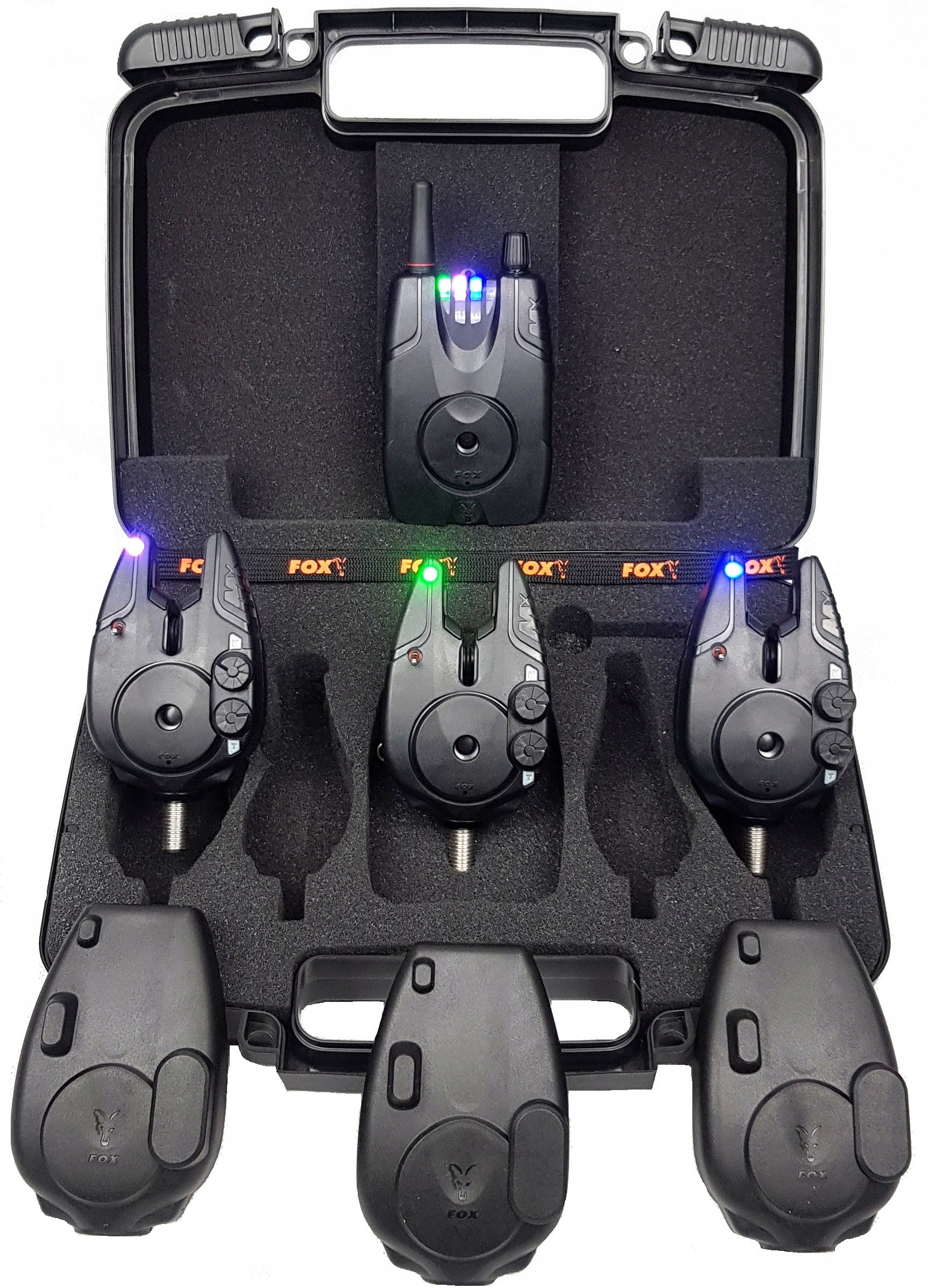 ZESTAW SYGNALIZATORÓW FOX MX MICRON 3 ROD SET 3+1
