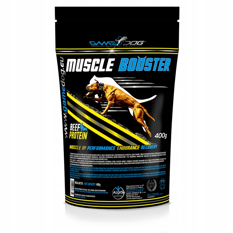 Levně GameDog Muscle Booster proteinová výživa na váhu pro sportovní psy 400 g