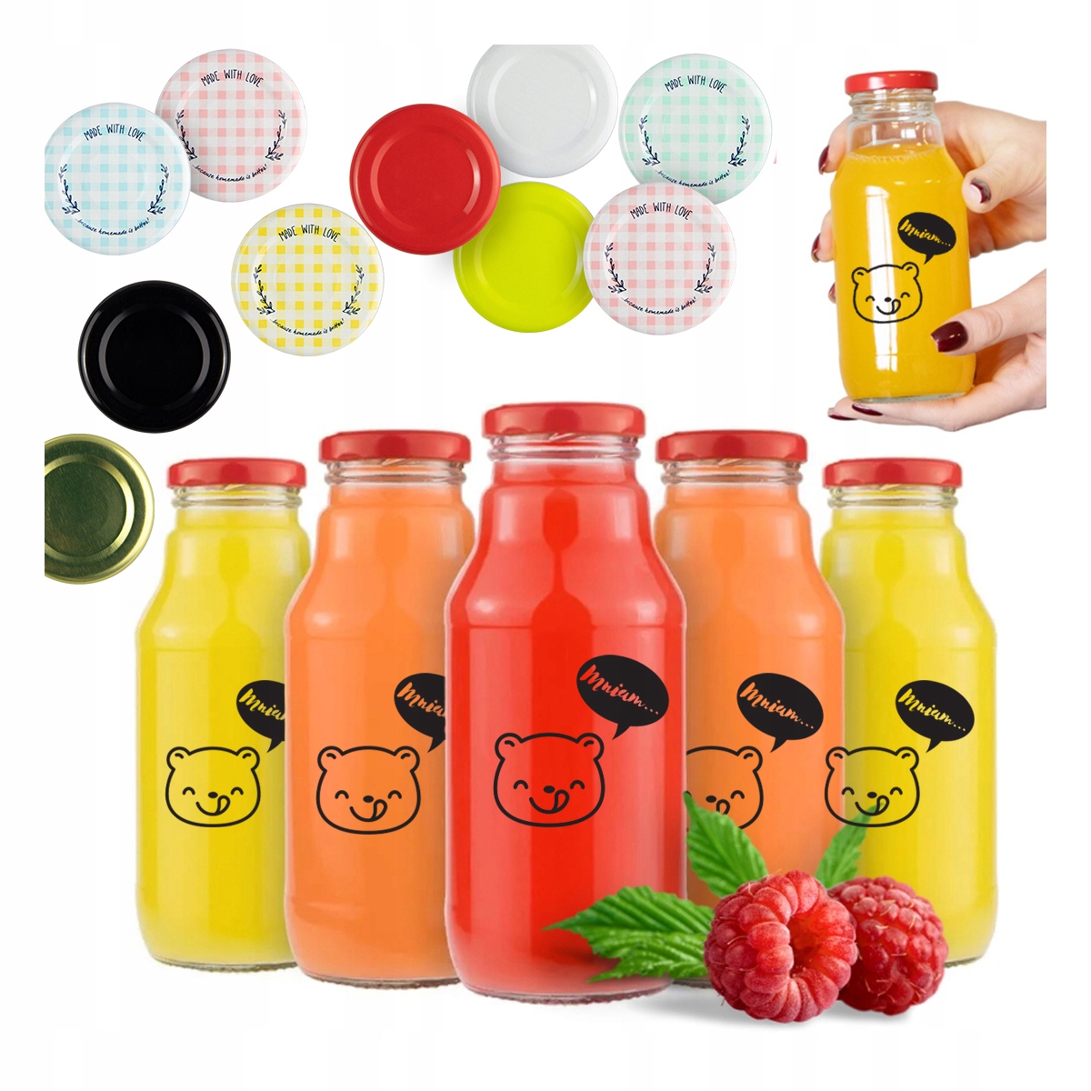 50 x Fľaša Kubuś 330 ml s potlačou fľaše na džúsy Syrop Vode Mlieko