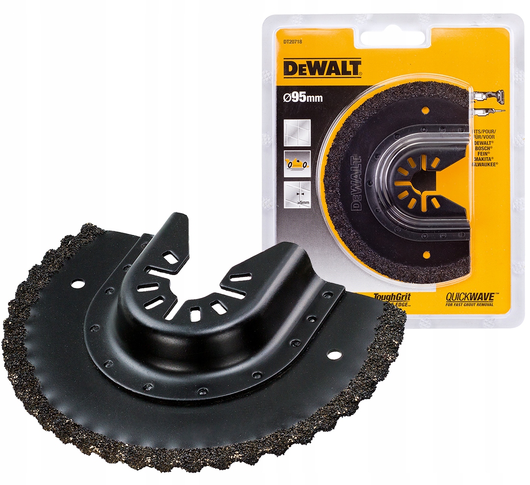 

Brzeszczot do usuwania fug 95/5mm DT20718 DeWalt