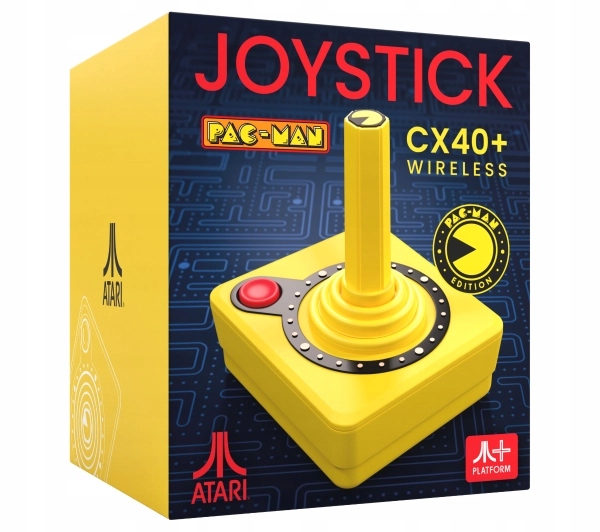 Joystick bezprzewodowy Atari CX40+ Pac-Man Edition do Atari 2600+ 7800+