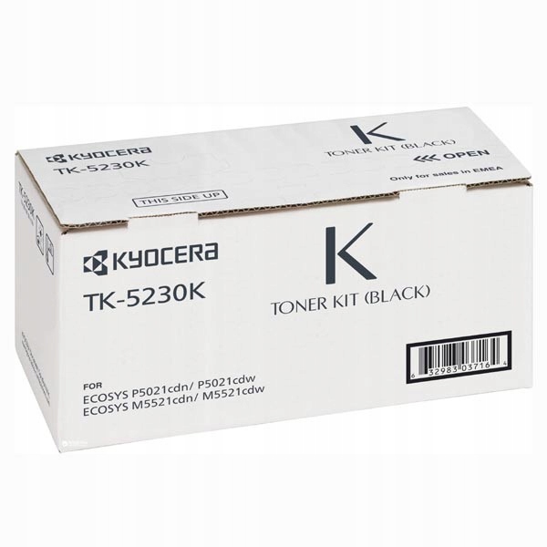 Kyocera toner TK-5230K černý na 2 600 A4 (při 5% pokrytí), pro M5521cdn/cdw
