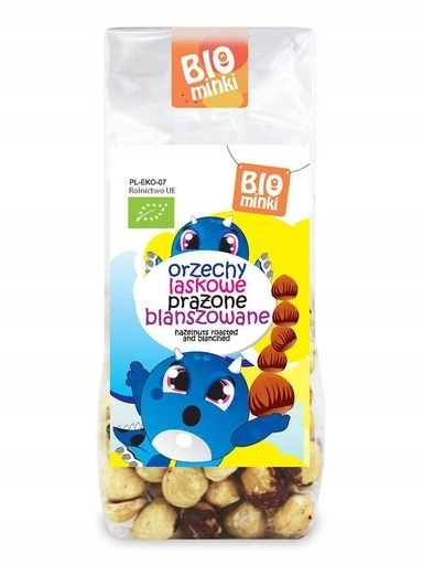 2x Biominki Lískové ořechy pražené blanšírované Bio 100 g