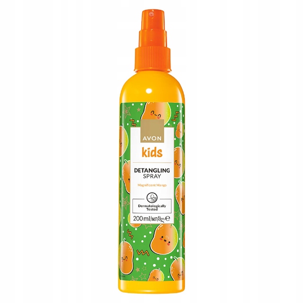 AVON KIDS SPRAY UŁATWIAJCY ROZCZESYWANIE WŁOSÓW RADOSNE MANGO 200 ML