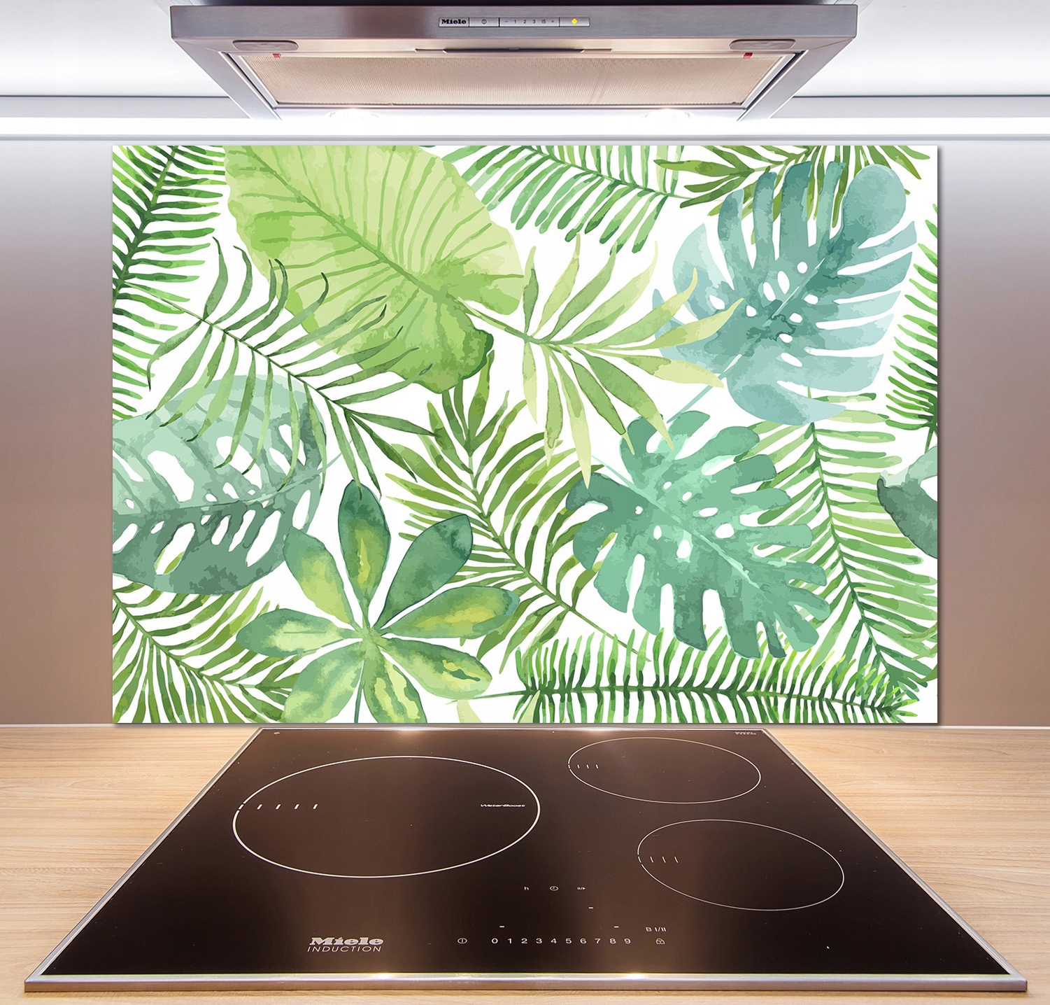 

Panel do kuchni Tropikalne liście 100x70 cm + Klej