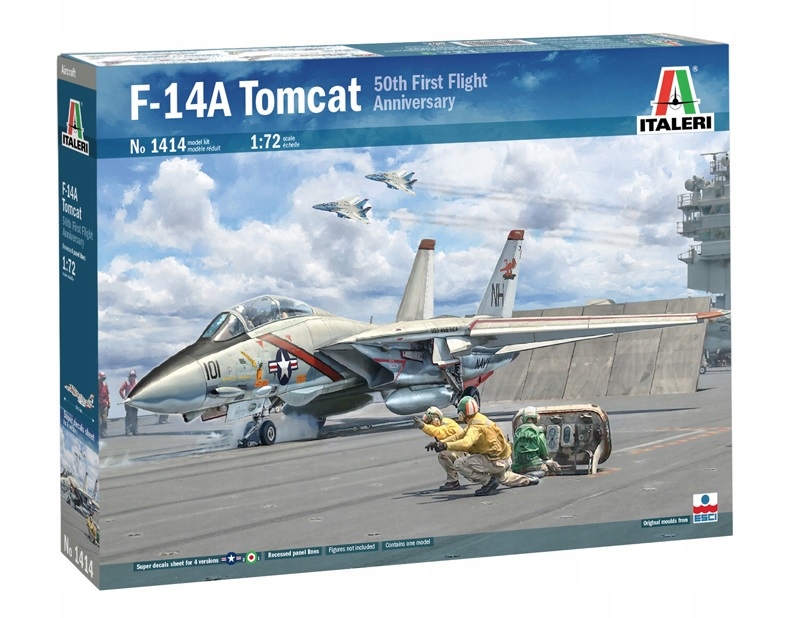 Italeri 1414 F-14A Tomcat Měřítko Letadla 1/72 Nové