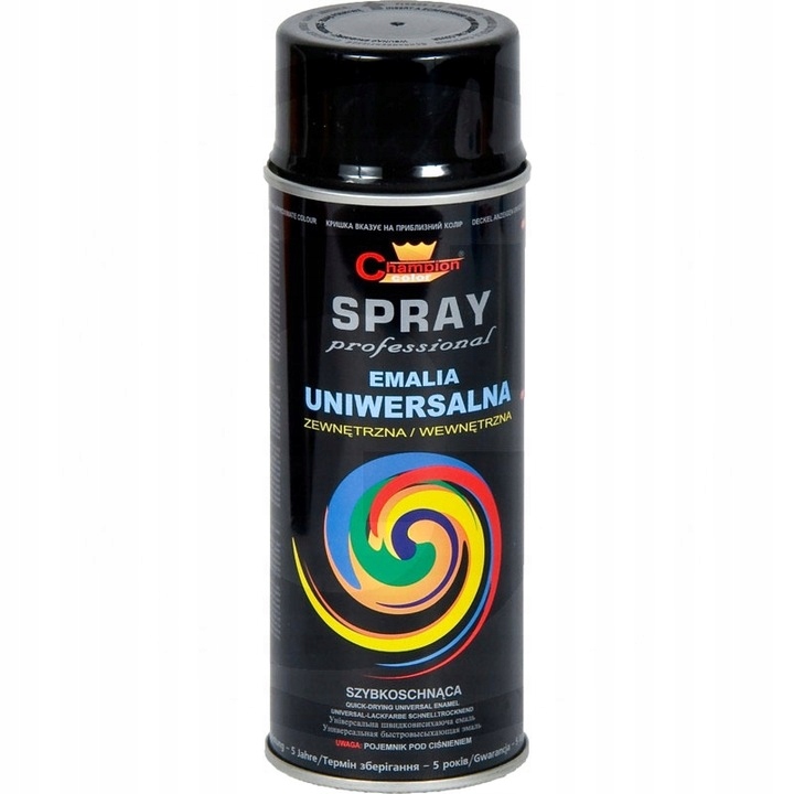 

Farba Ral 9005 czarny połysk 400ml Spray
