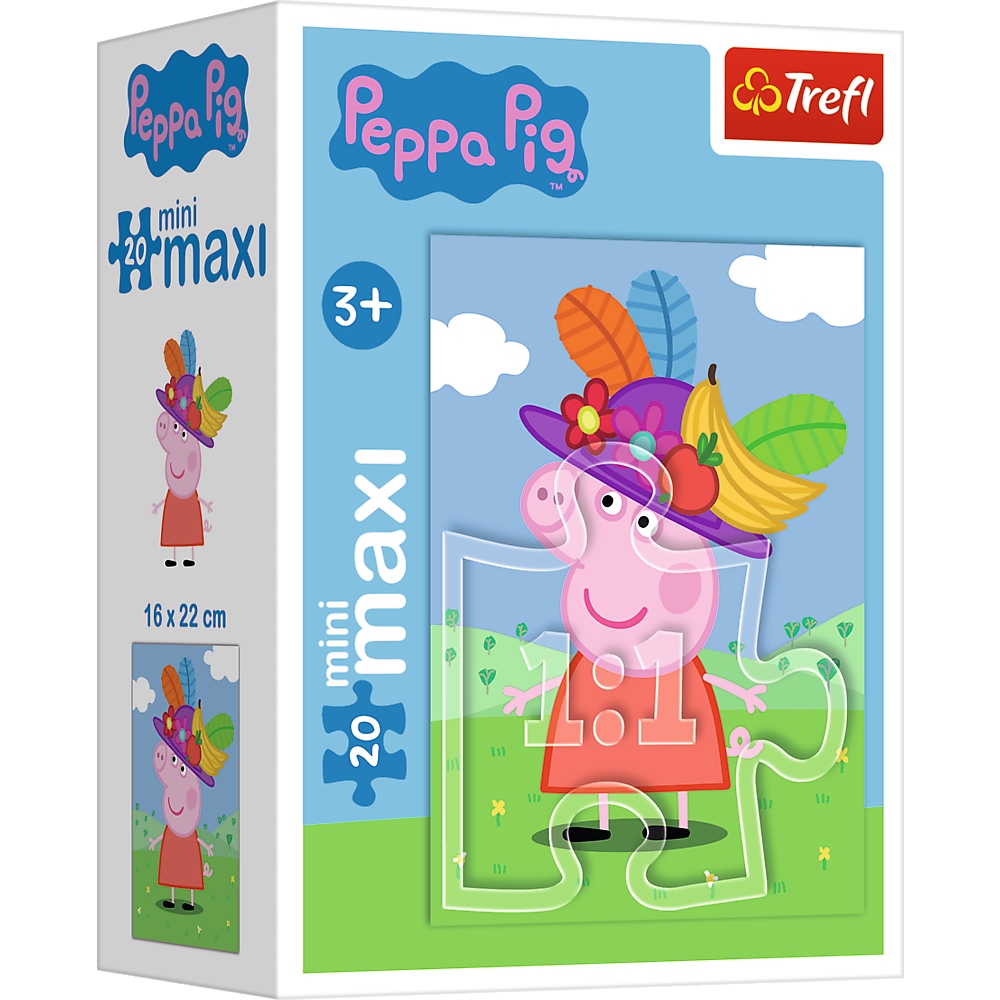 

Puzzle 20 MiniMaxi Świnka Peppa Trefl 21003
