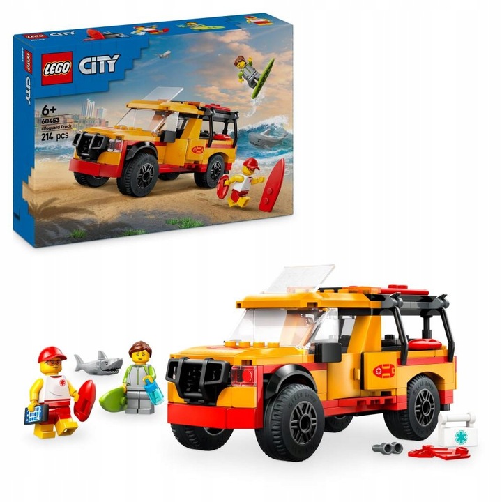 Zestaw Lego City 60453 Furgonetka Ratowników Plażowych dla dziecka