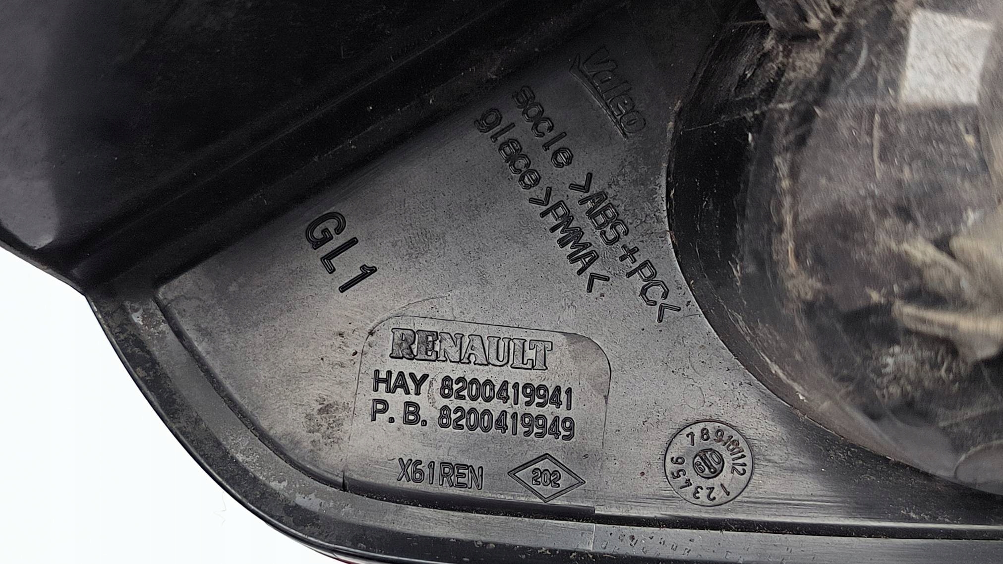 light left rear part RENAULT KANGOO II