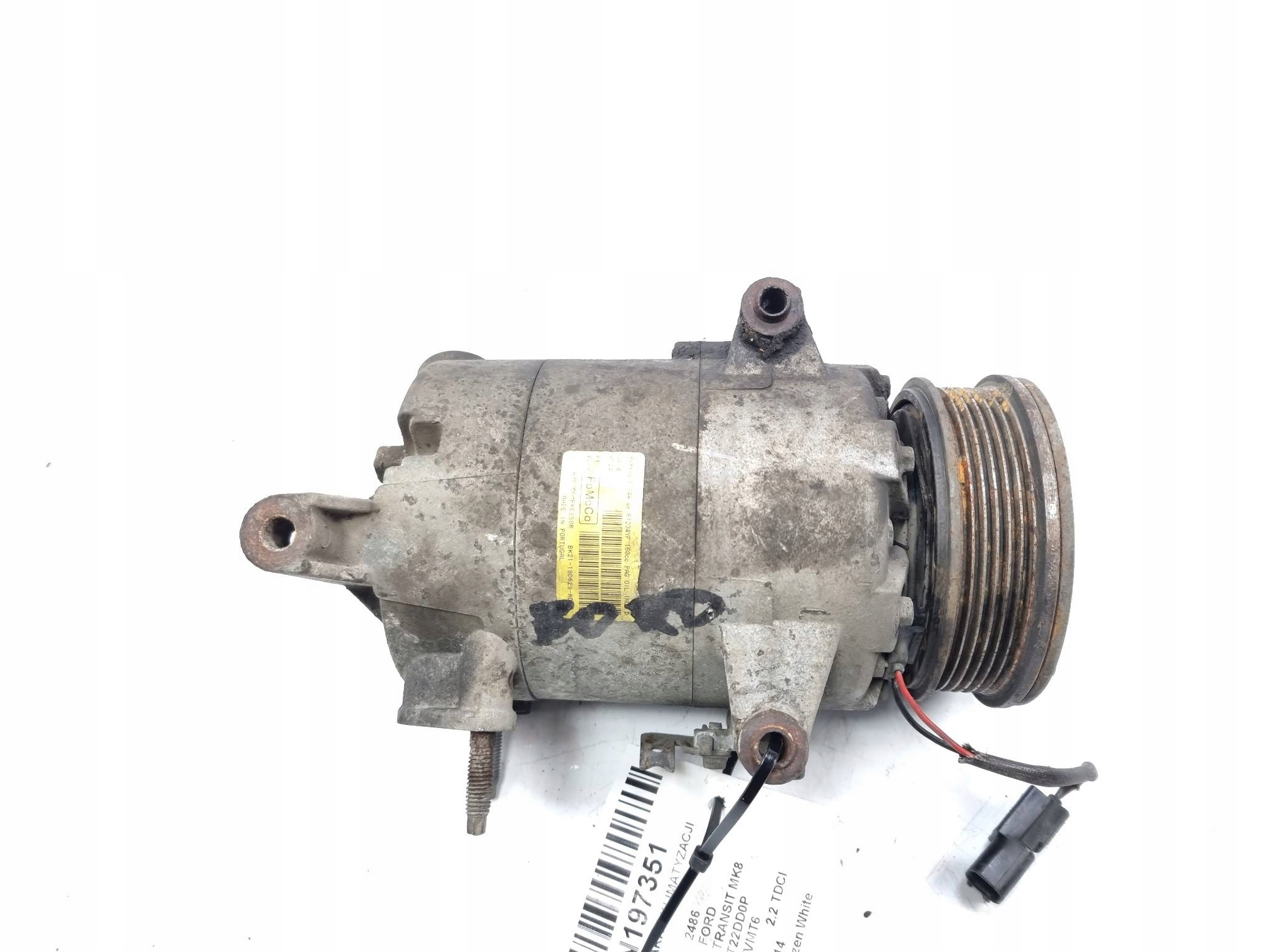 Klimakompressor klimaanlage BK21-19D629-AD FORD TRANSIT MK8