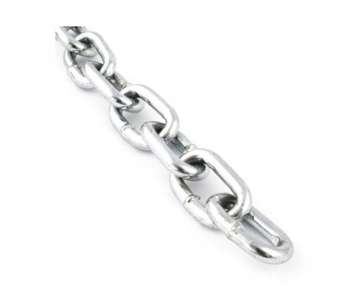 ŁAŃCUCH METALOWY gospodarczy fi 5 mm ocynkowany D1 D-1 ocynk 50 m ROLKA ! Kod producenta 233