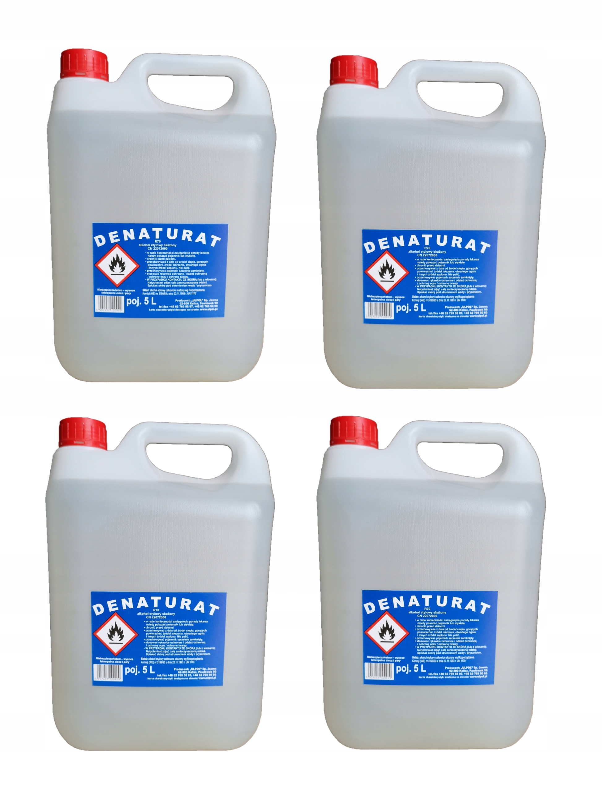 

Denaturat Bezbarwny 5 L x4