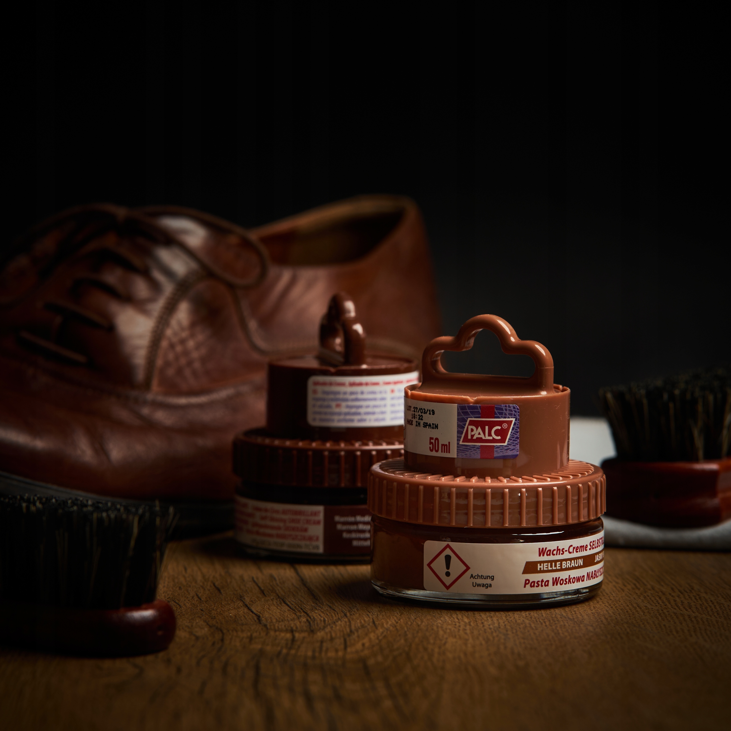 KREM WOSK DO BUTÓW NABŁYSZCZACZ PASTA BORDO 50 ml Marka inna