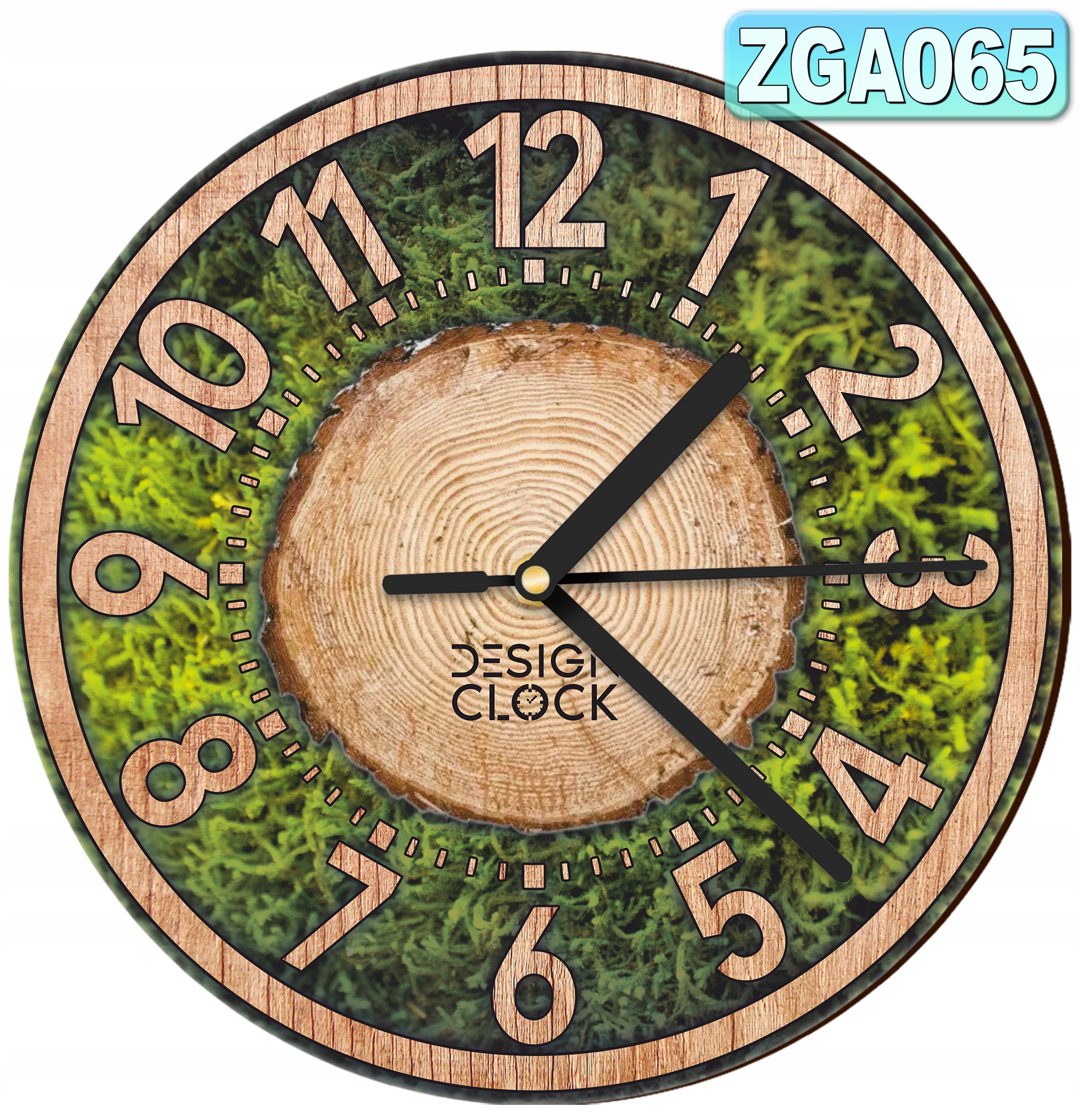 ZEGAR NA ŚCIANĘ ŚCIENNY DREWNIANY LOFT NOWOCZESNY RETRO CICHY 30cm prezent Kod producenta ZGA