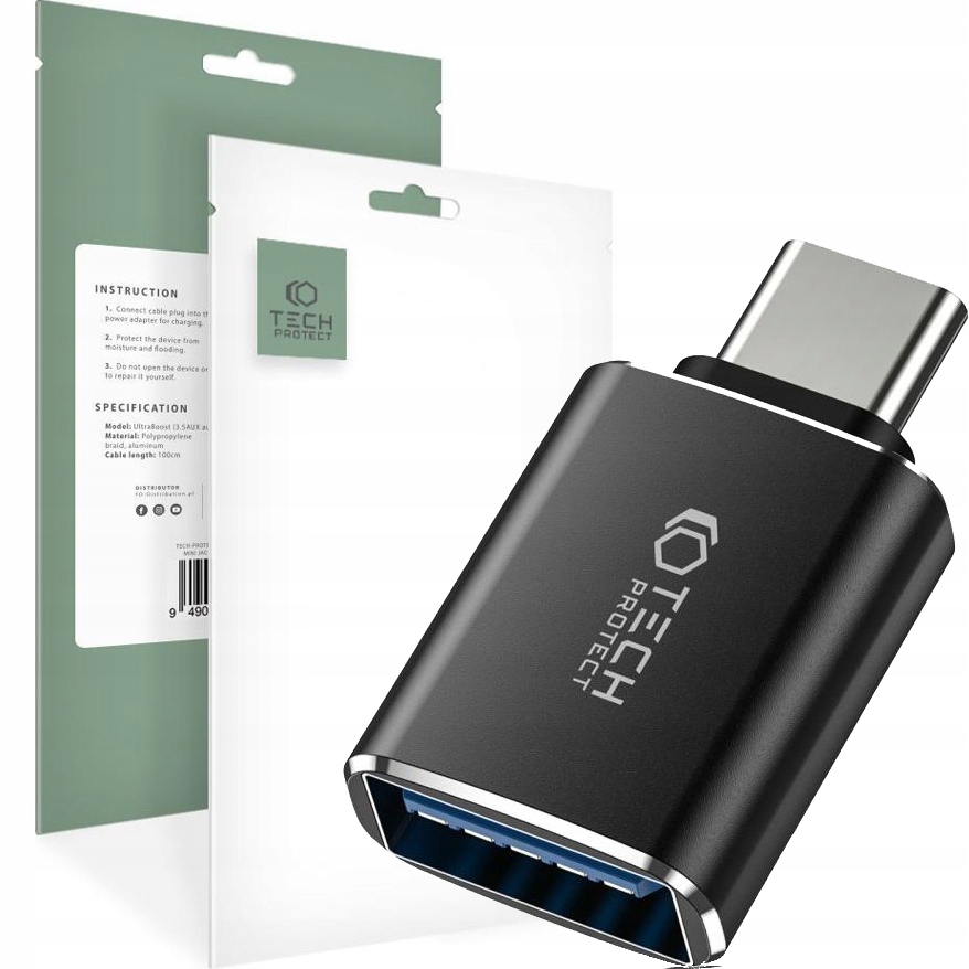 

Tech-Protect przejściówka Usb-c na Usb-a złącze