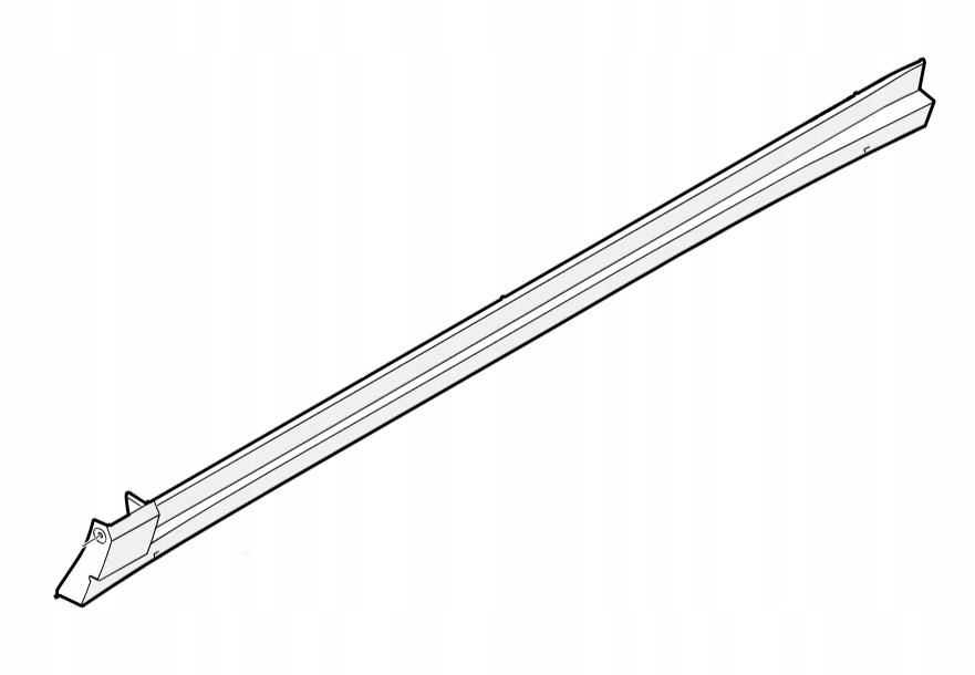 Volvo EX30 prahová lišta levá, překrytí prahu, černá, Oe