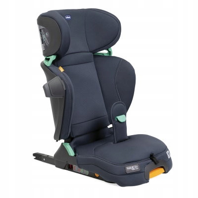 Fotelik samochodowy Chicco Fold & Go 15-36 kg 100-150 cm Isofix niebieski