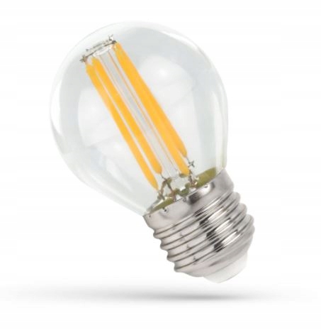 

Zarówka Led kulka filament E-27 4W ciepła biel