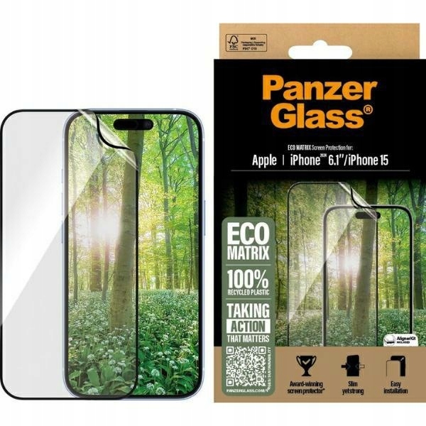 PanzerGlass Matrix Ochranné sklo na displej iPhone 16 6.1" Ultra-Wide Fit 2869