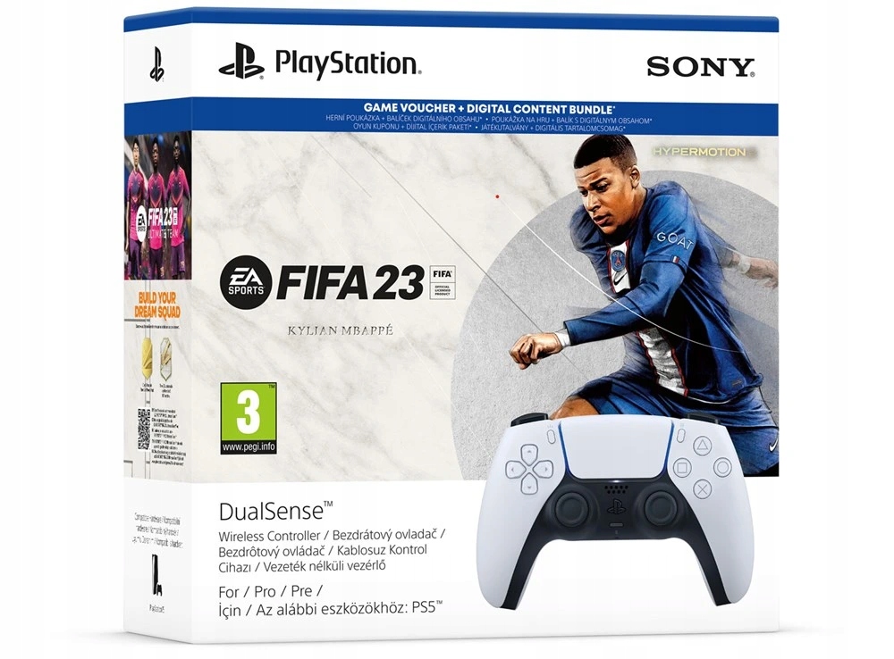 Sony PlayStation 5 DualSense Wireless Controller Barva: Bílá Fifa 23 PS71