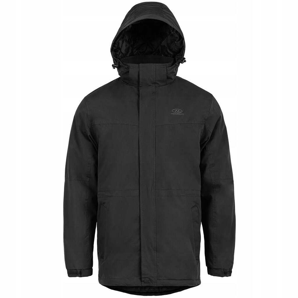Zimní bunda s kapucí Highlander Outdoor Boreas Winter Jacket Black Xs