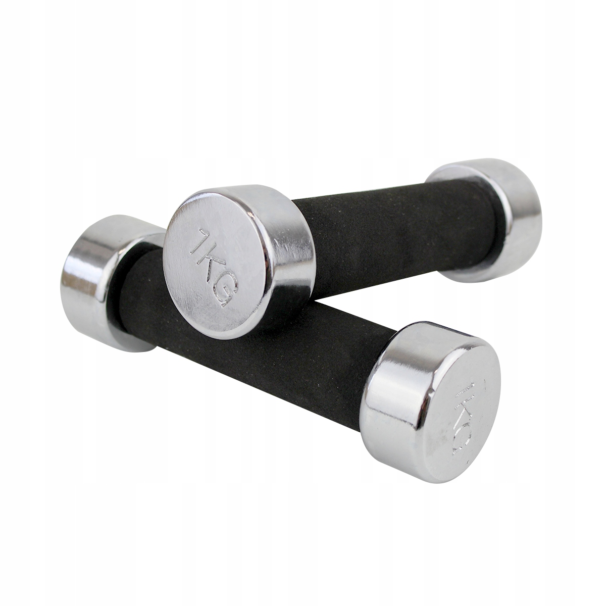 

Zestaw Hantli Hantelków do Ćwiczeń 2 x 1 Kg Chrom