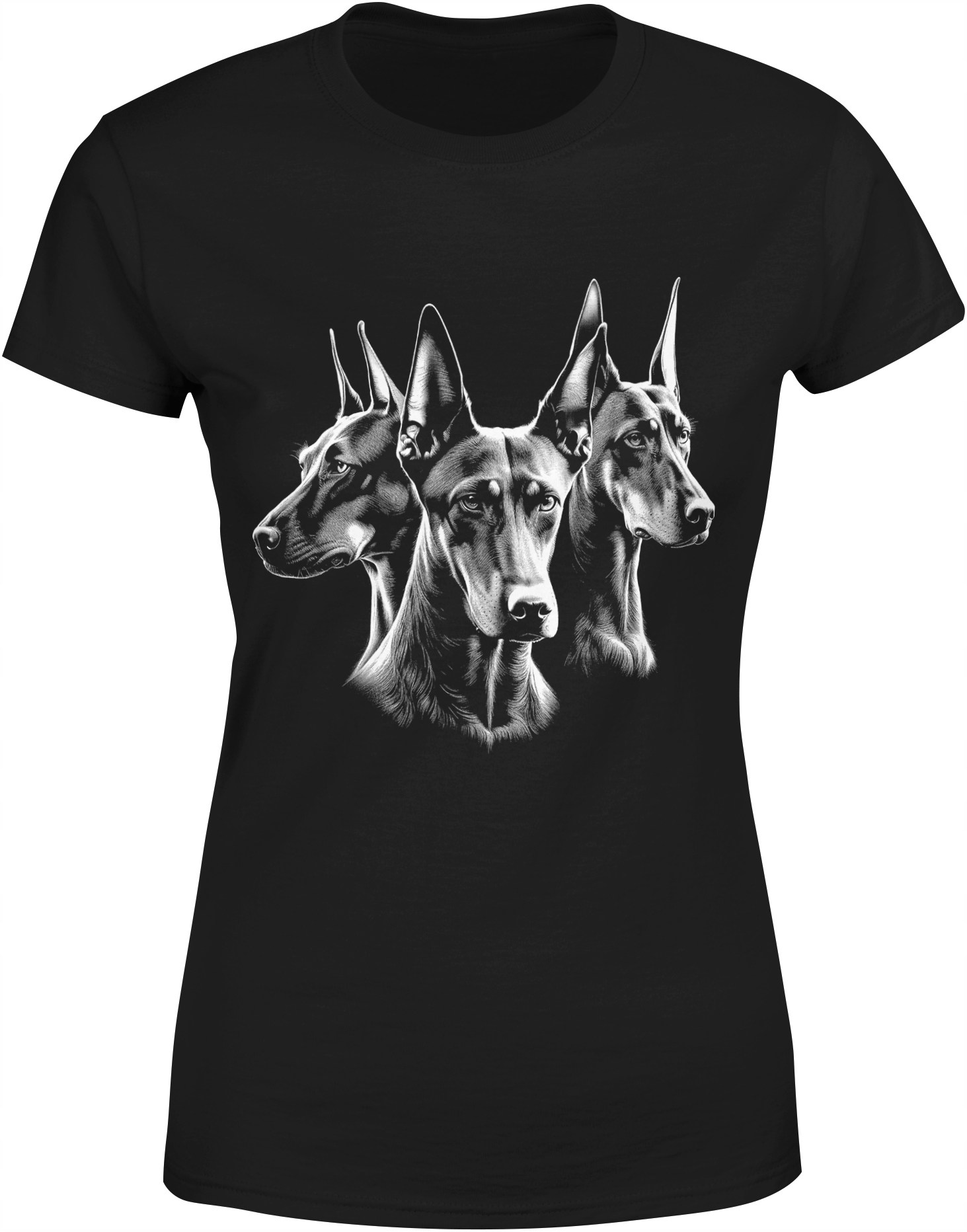 

Doberman Koszulka Damska Z Psem Nadrukiem Rozm. XL