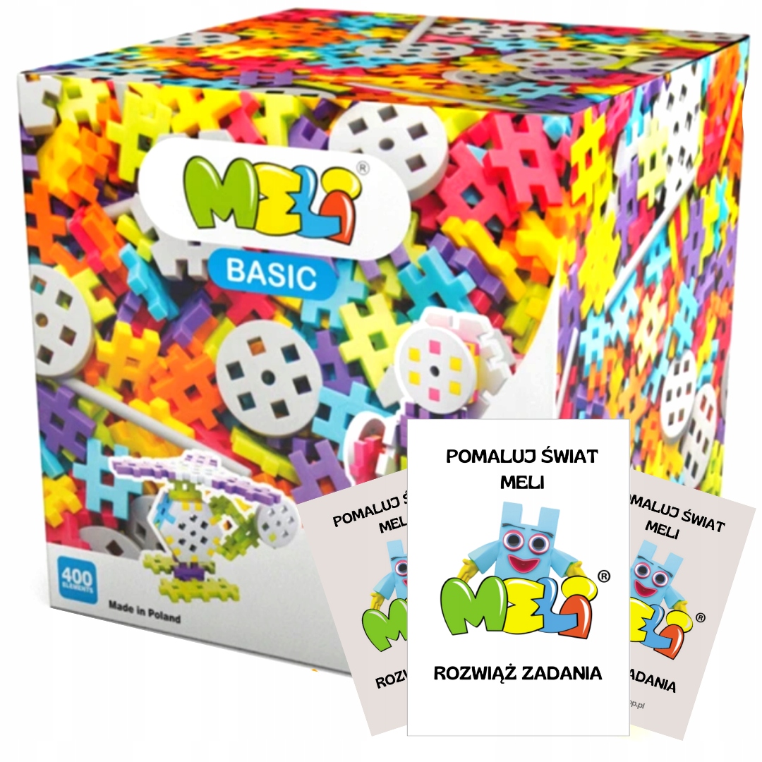 

Klocki Meli Basic Wafle Constructor 400 el 5+