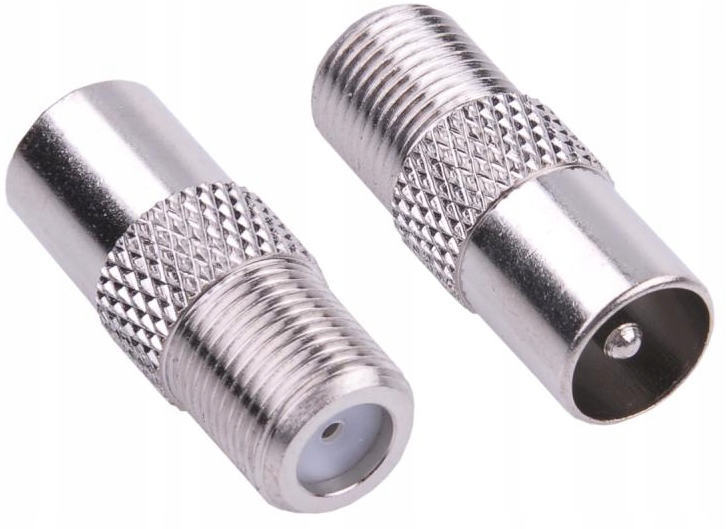 

Przejście Gniazdo F Wtyk Antenowy Do Tunera 5szt