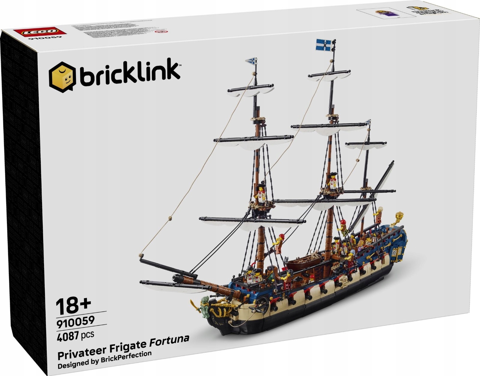 Lego Bricklink 910059 Privateer Frigate Fortuna