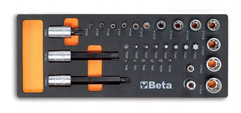 Zestaw 32 narzędzi we wkładzie Beta 2450/M112 Marka Beta