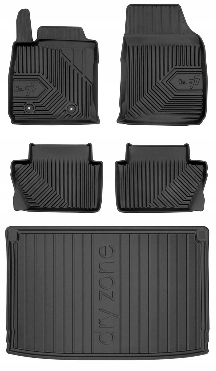 Set 77 Koberce a rohože Ford EcoSport 2 2017-2022 g