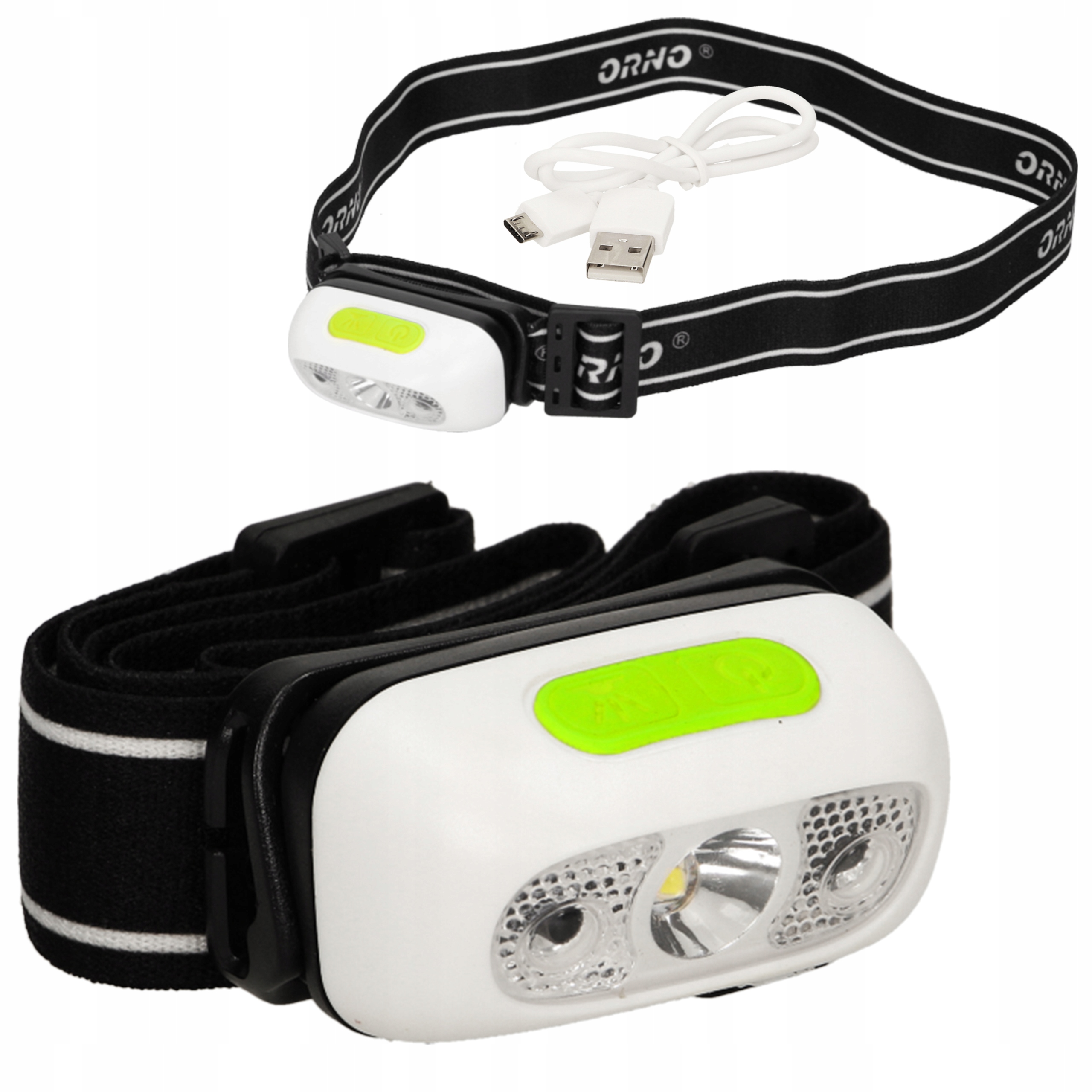 MOCNA LATARKA CZOŁÓWKA CZOŁOWA AKUMULATOR NA GŁOWĘ