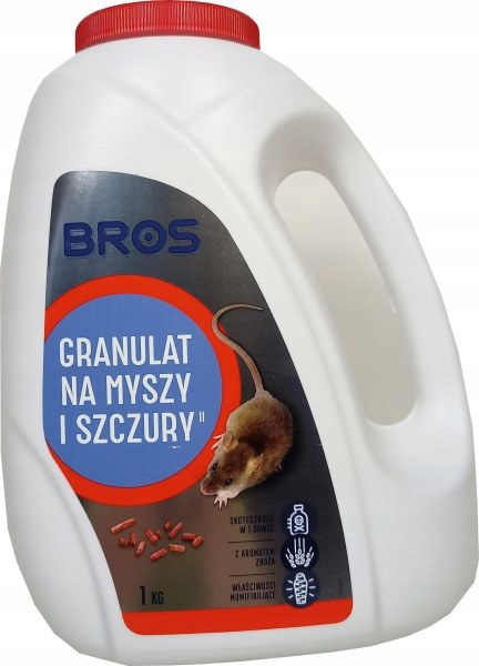 

Granulat Trutka na myszy i szczury Bros 1 kg