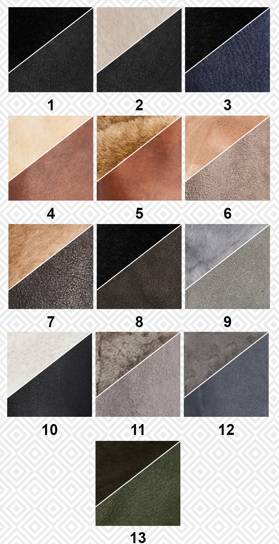 Kożuch damski Selena 3XL Skład materiałowy Skóra owcza