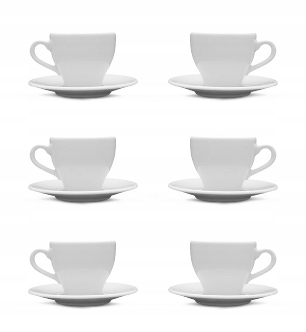 

Lubiana Paula 6x Filiżanka Espresso 70 ML Spodek