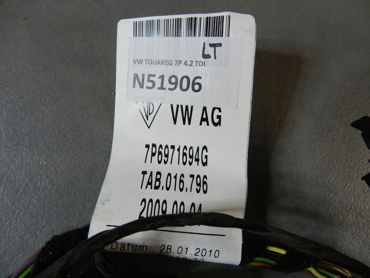 VW TOUAREG 7P bundle door left rear part 7P6971694G
